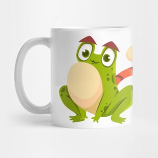 Tiger - frog creation animal illustration Mug